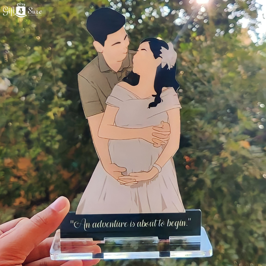 ACRYLIC ILLUSTRATED PHOTO STANDY