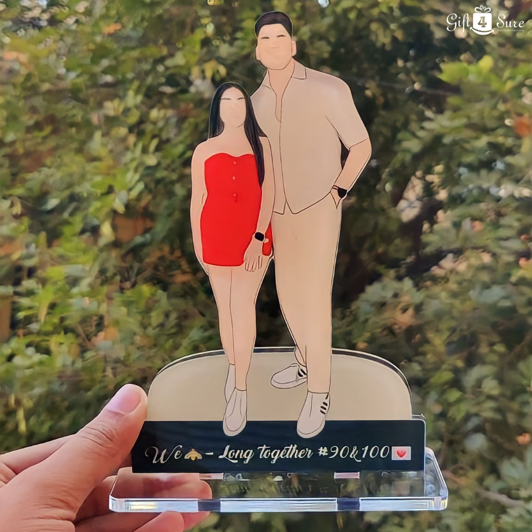 ACRYLIC ILLUSTRATED PHOTO STANDY
