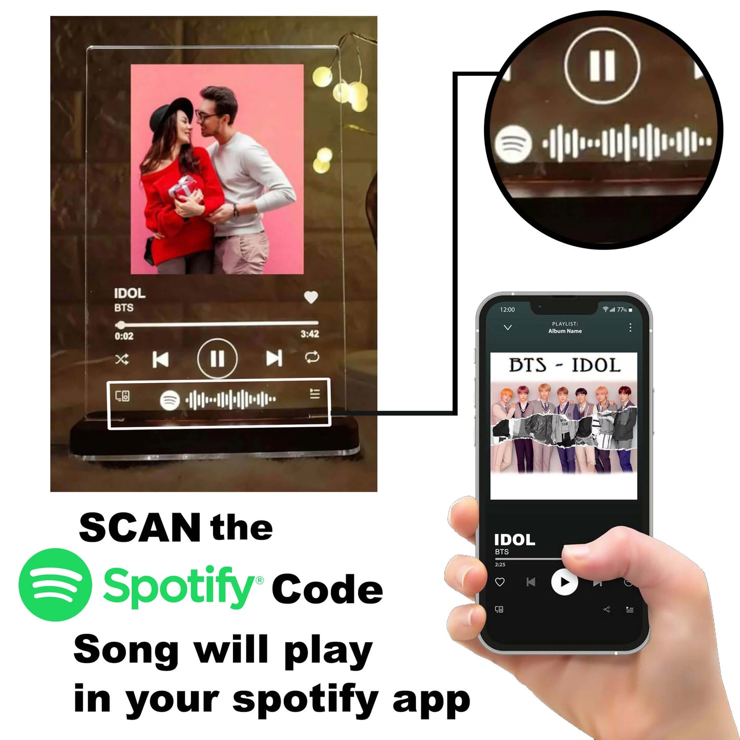 ACRYLIC SPOTIFY STAND