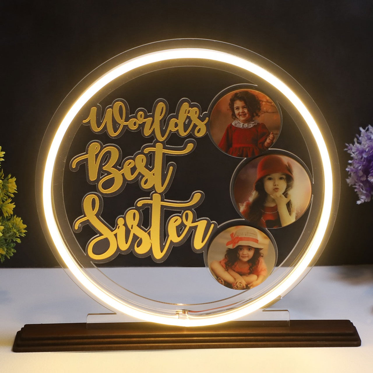 WORLD'S BEST SISTER NEON LED