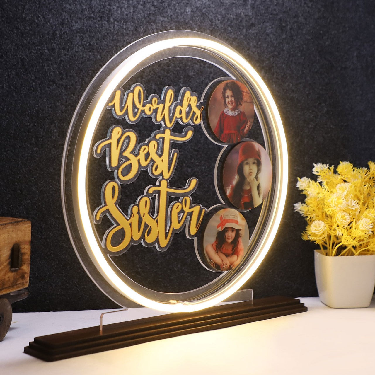 WORLD'S BEST SISTER NEON LED