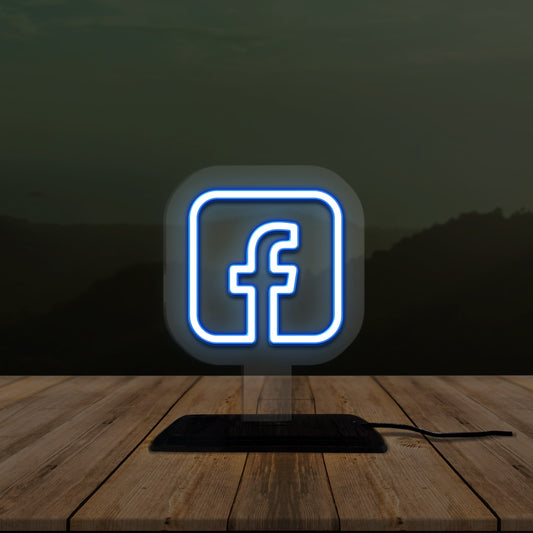 FACEBOOK NEON LED