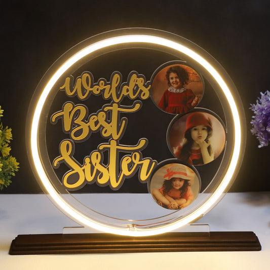 WORLD'S BEST SISTER NEON LED