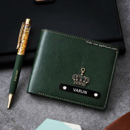 IMPORTED MEN’S WALLET & GOLDEN FLAKE PEN COMBO